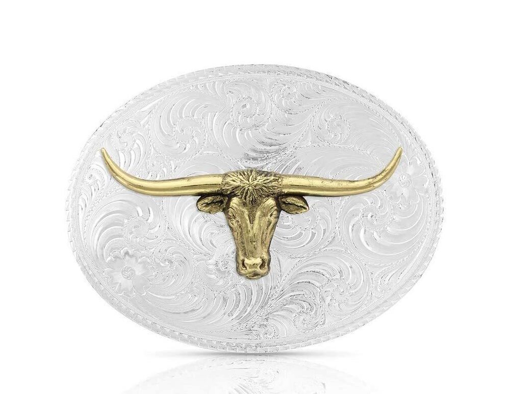 5352 Western Lifestyle Texas/Longhorn Made in the USA Belt Buckle American